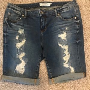 Torrid jean shorts